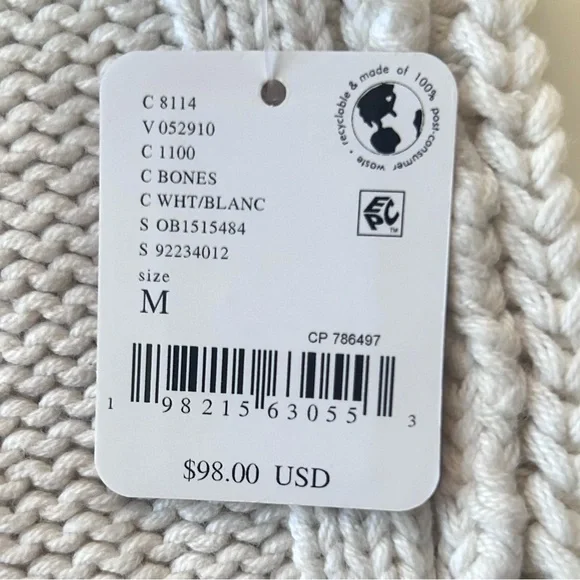 🍒NWT Free People Bell Song Pullover in Bones White. Size: Medium - Picture 7 of 10